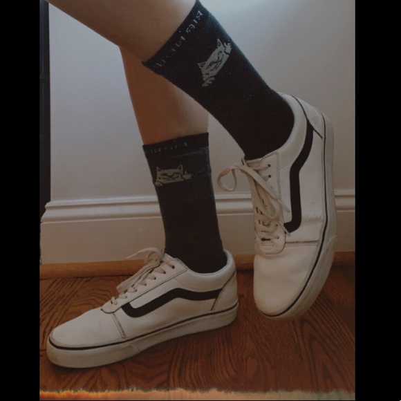 Vans Shoes - Vans Old Skool White Premium Leather